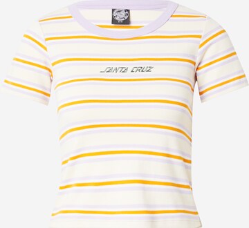 Santa Cruz Shirt in Wit: voorkant