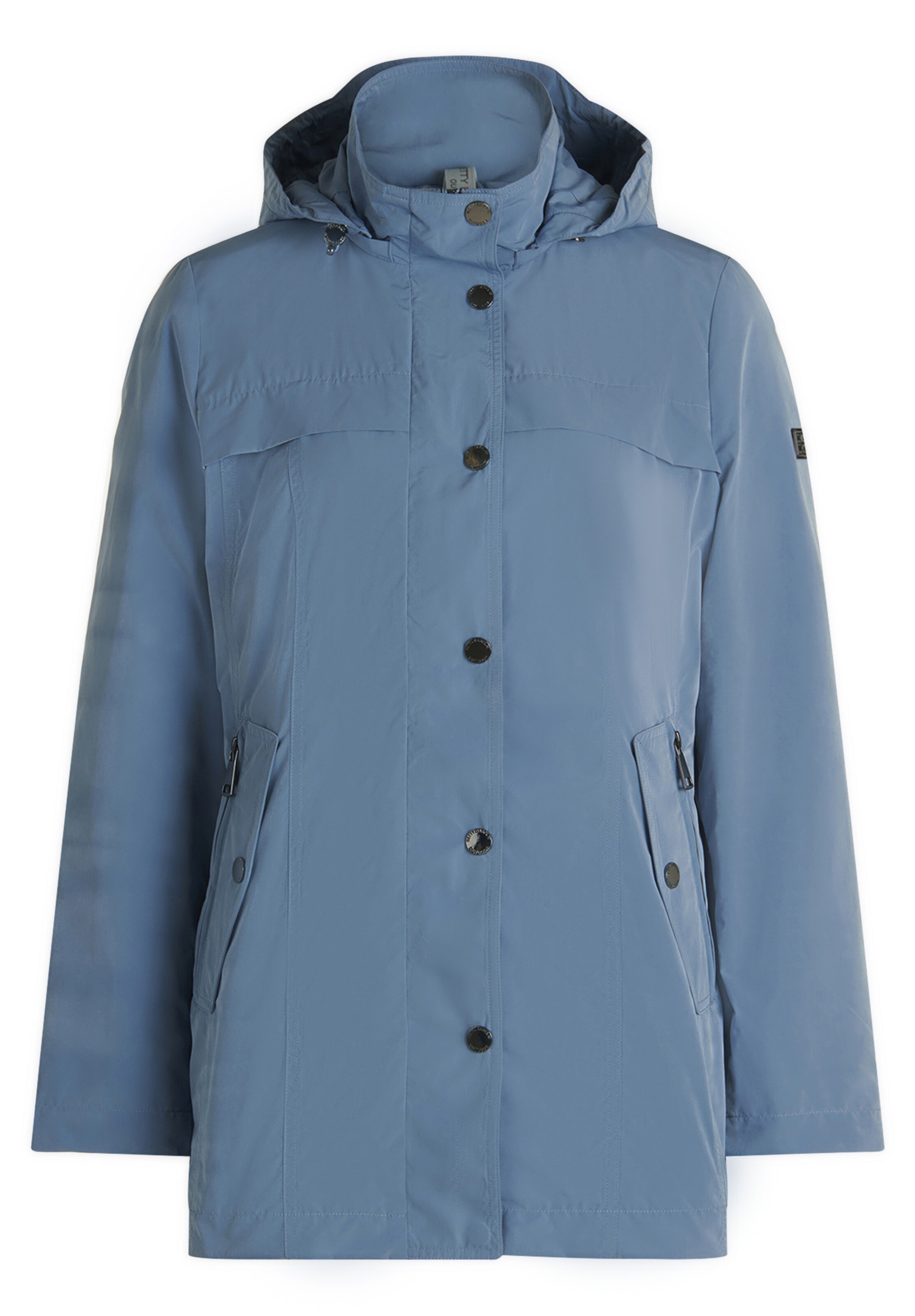 Betty Barclay Between-Seasons Parka in Blue: front