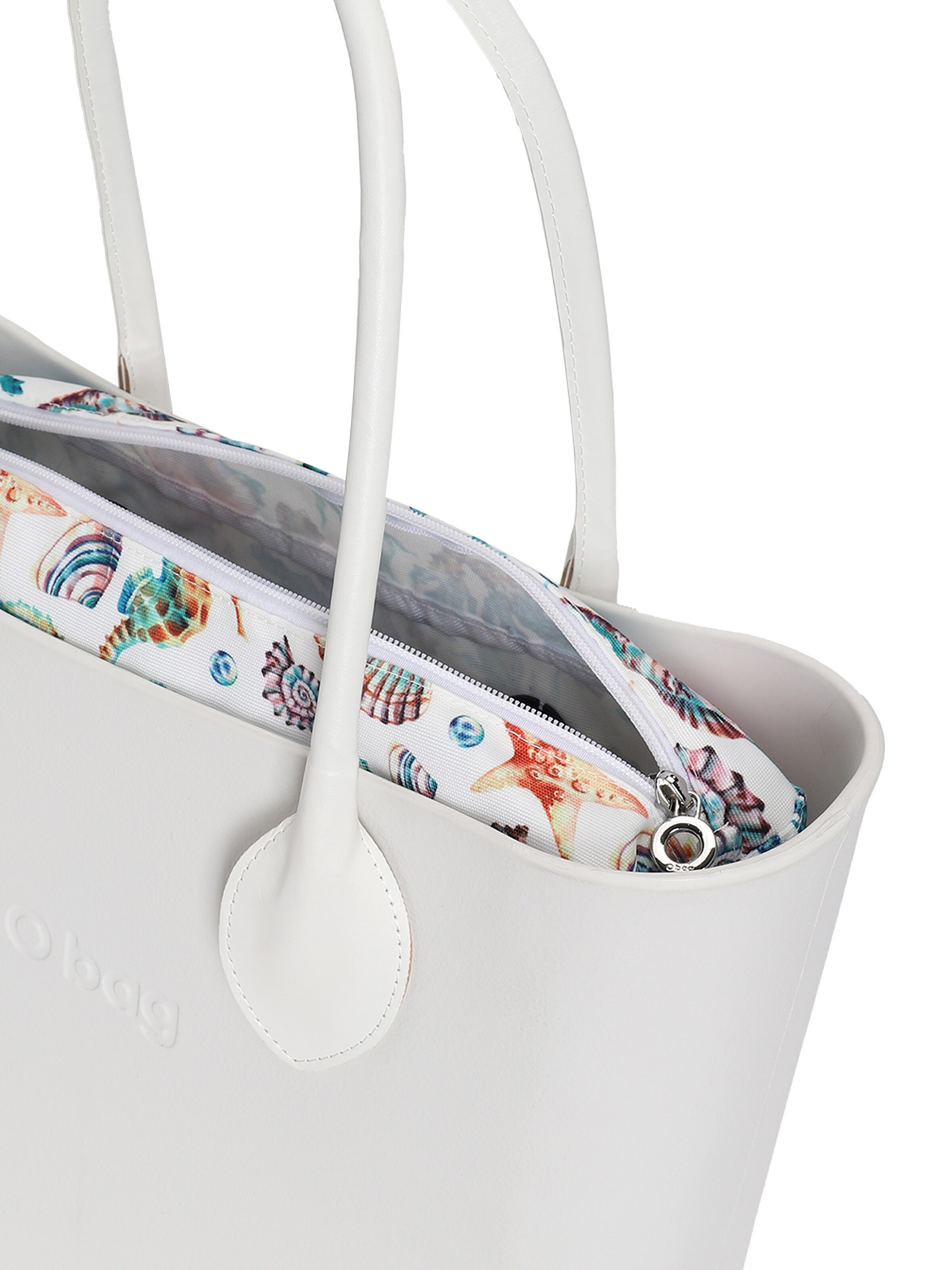 O bag Shopper in White