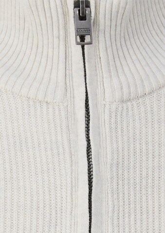s.Oliver Men Big Sizes Sweater in Beige: front