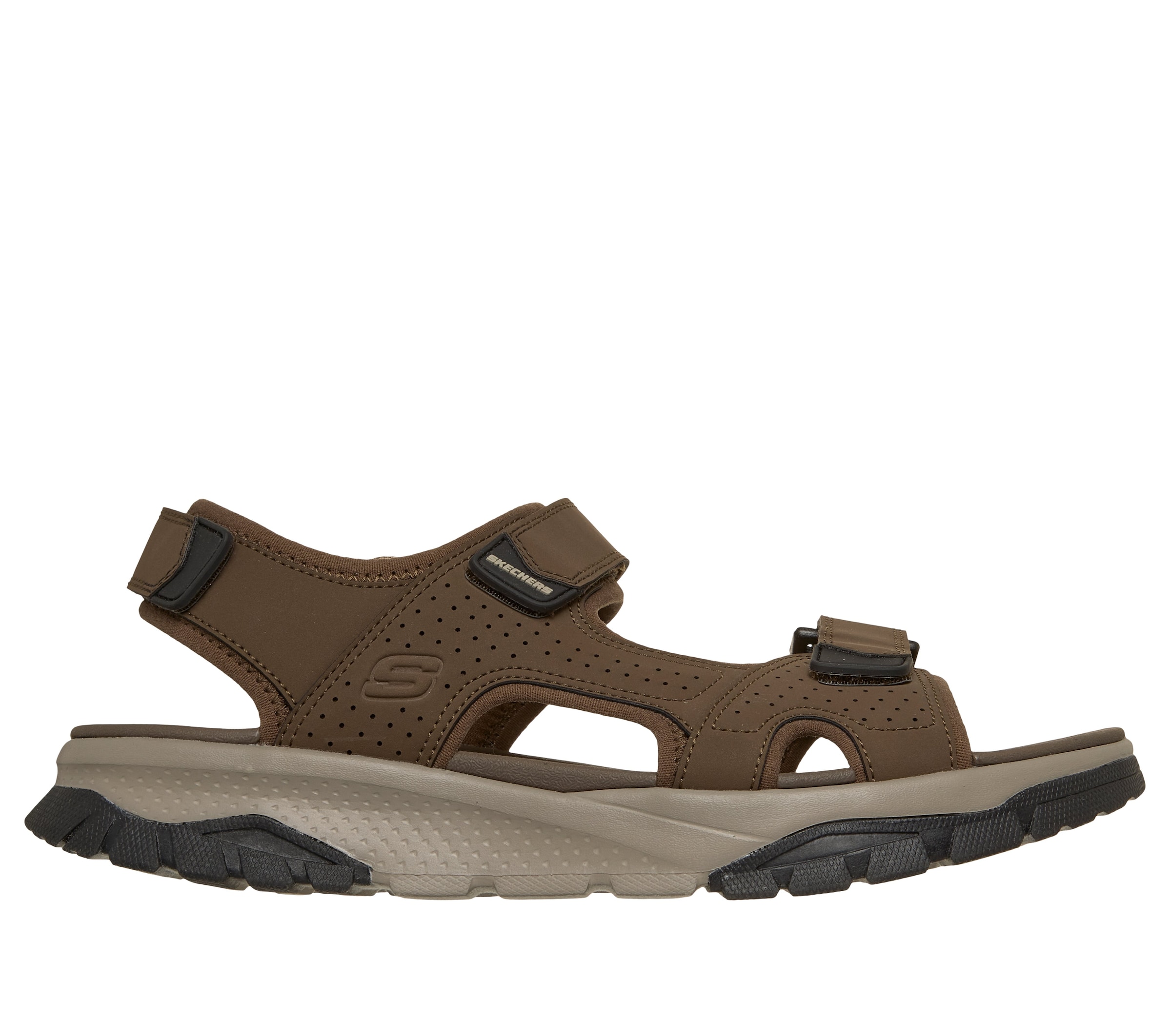 SKECHERS Sandale in Braun