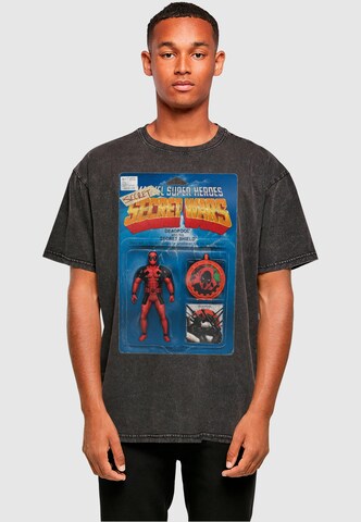 ABSOLUTE CULT T-Shirt 'Deadpool - Secret Wars Action Figure' in Schwarz: Vorderseite