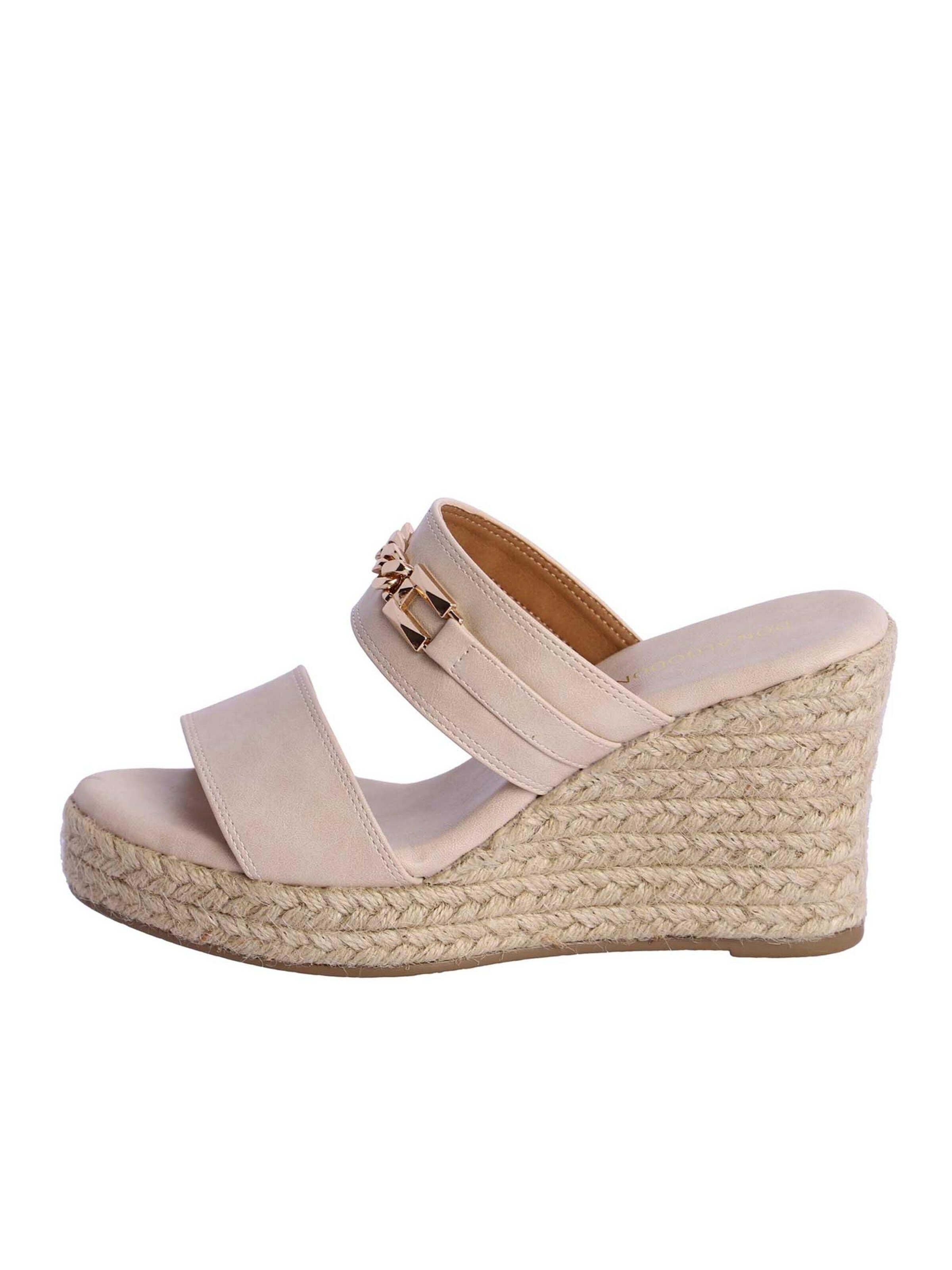 Don Algodon - Zapatos abiertos en beige