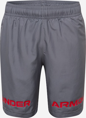 UNDER ARMOUR Sportovní kalhoty – šedá: přední strana