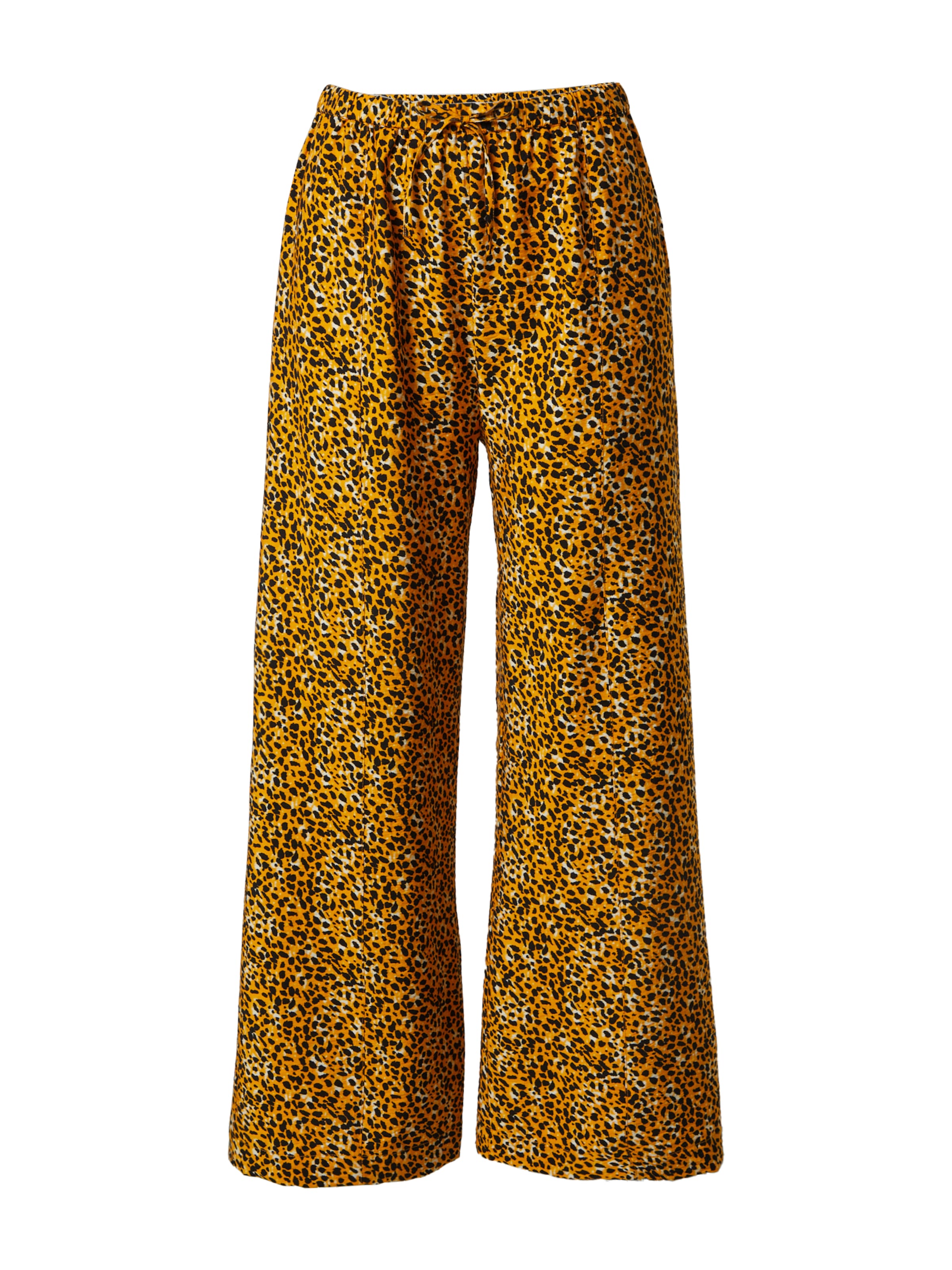 EDITED Wide leg Pants 'Jeanna' in Yellow: front