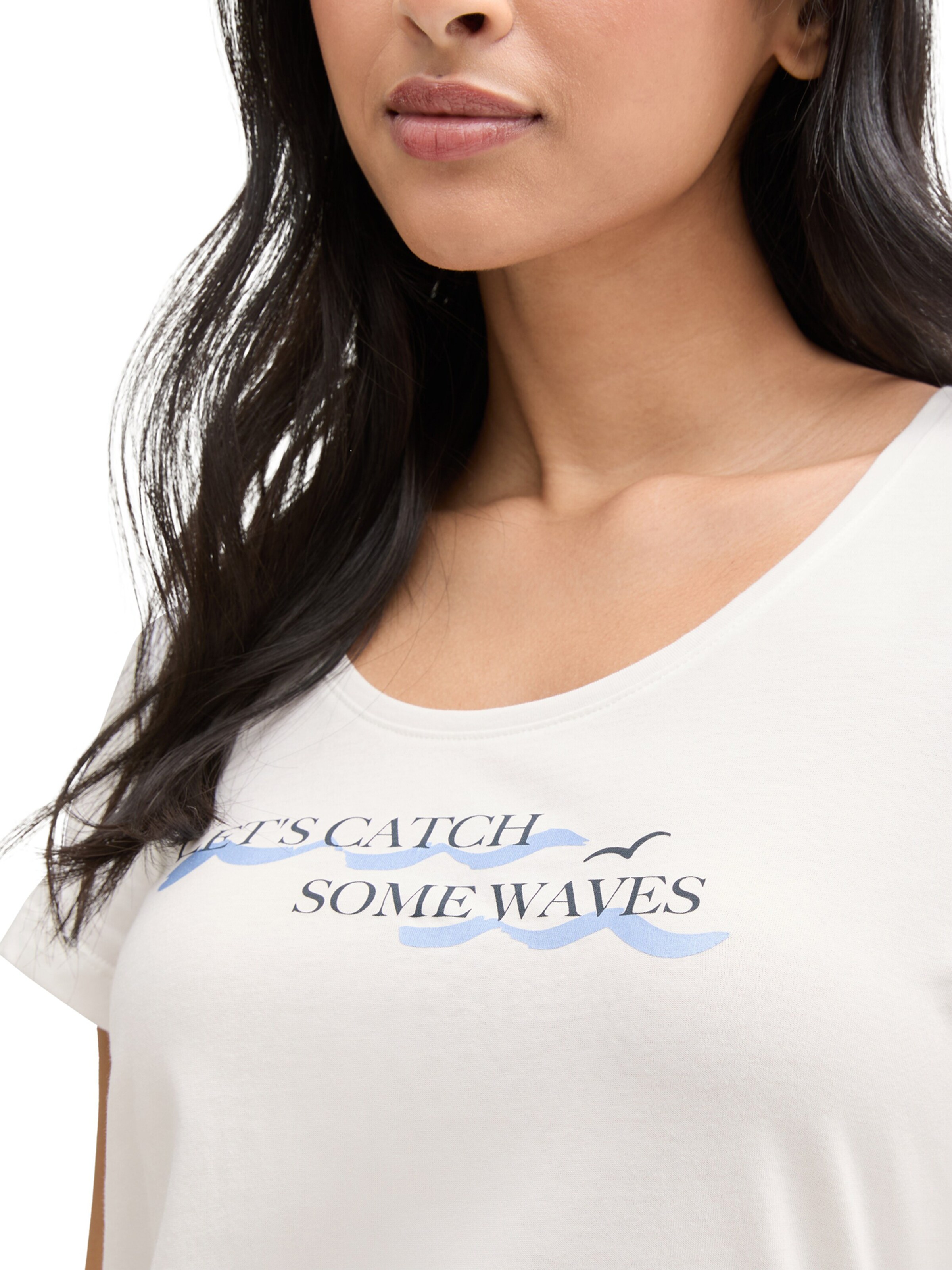 TOM TAILOR Koszulka w kolorze biały