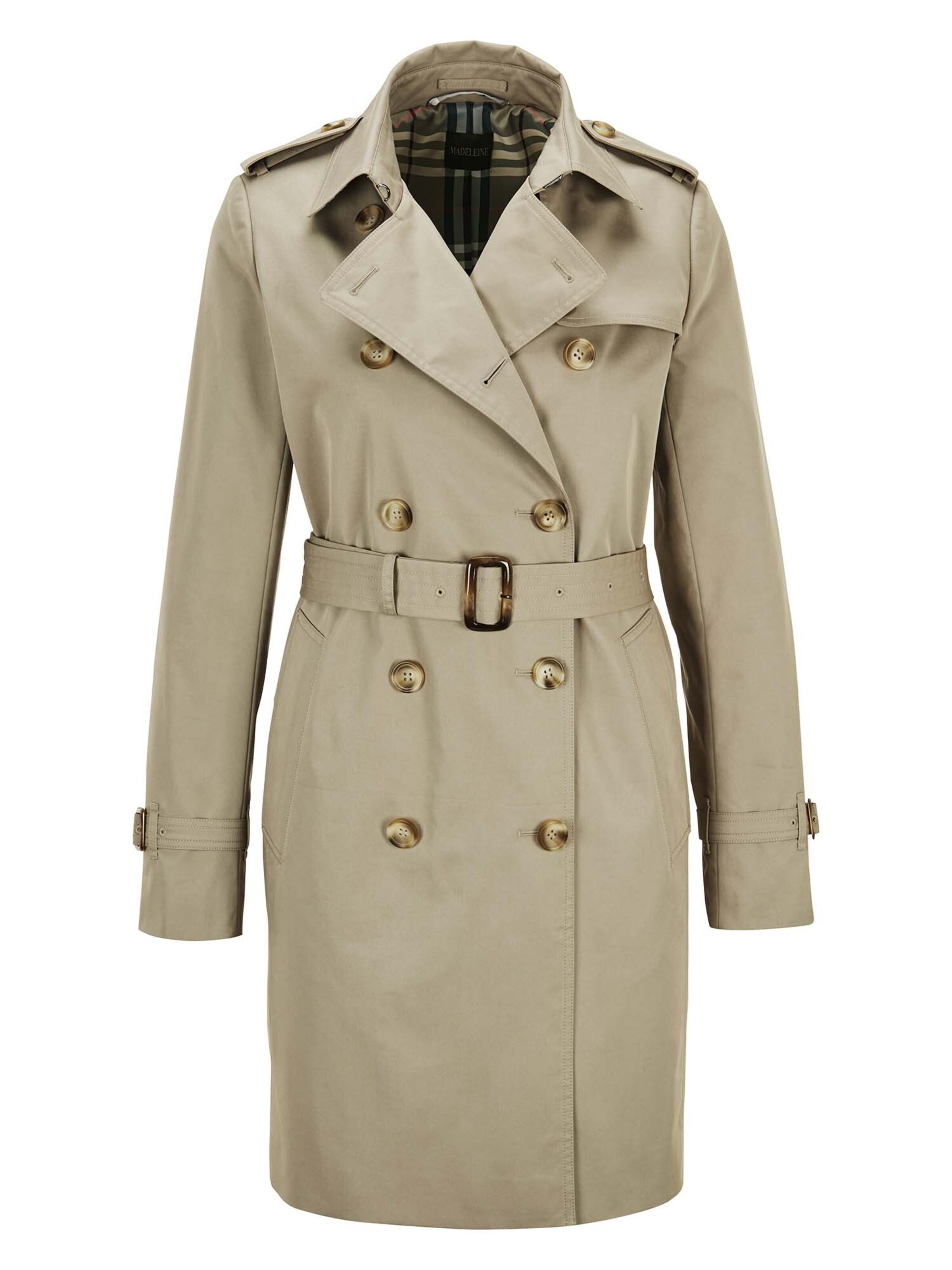 MADELEINE Tussenmantel in Beige: voorkant