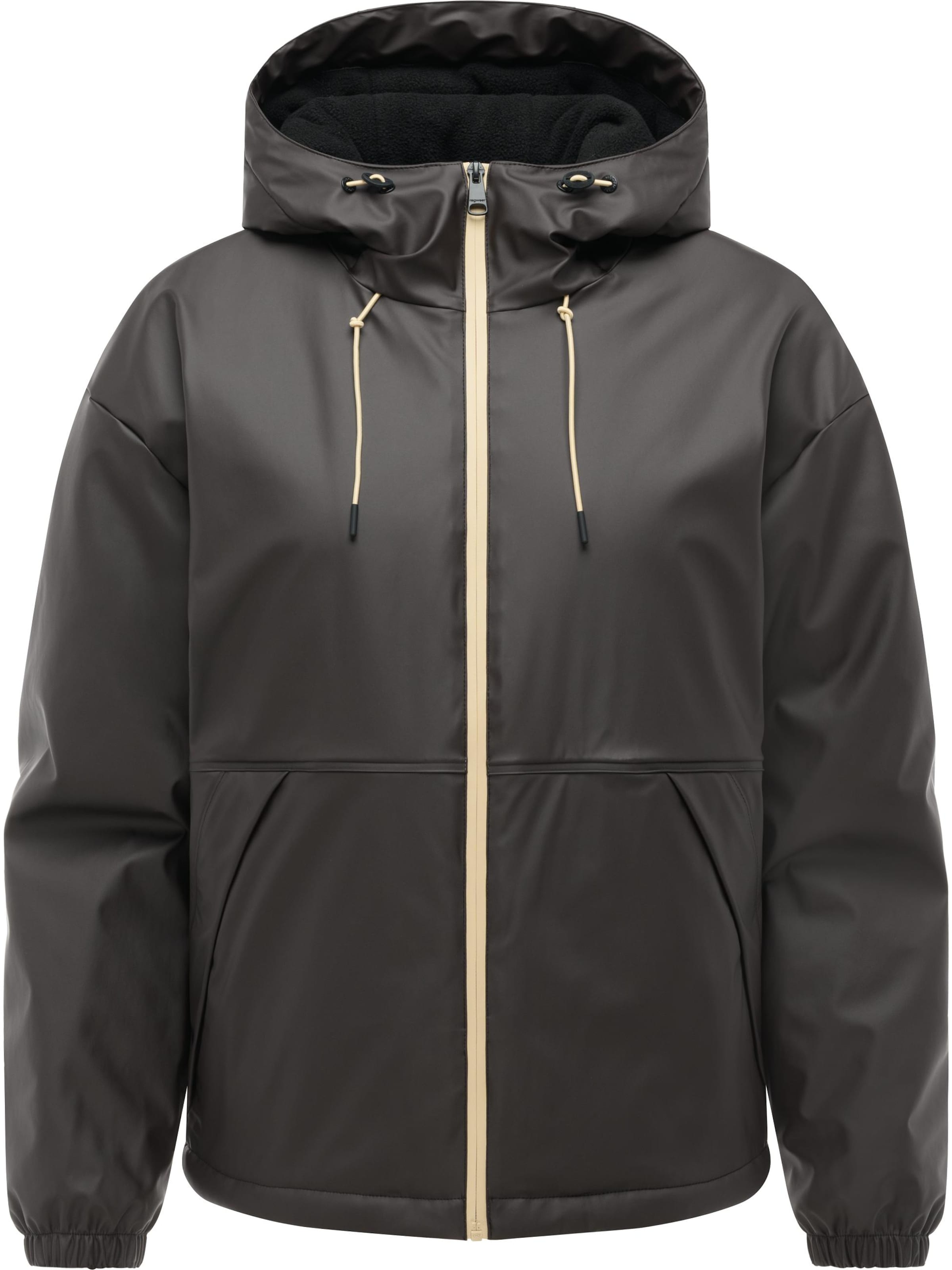 Ragwear Performance Jacket 'Cezzy Rainy Warm Y' in Brown: front