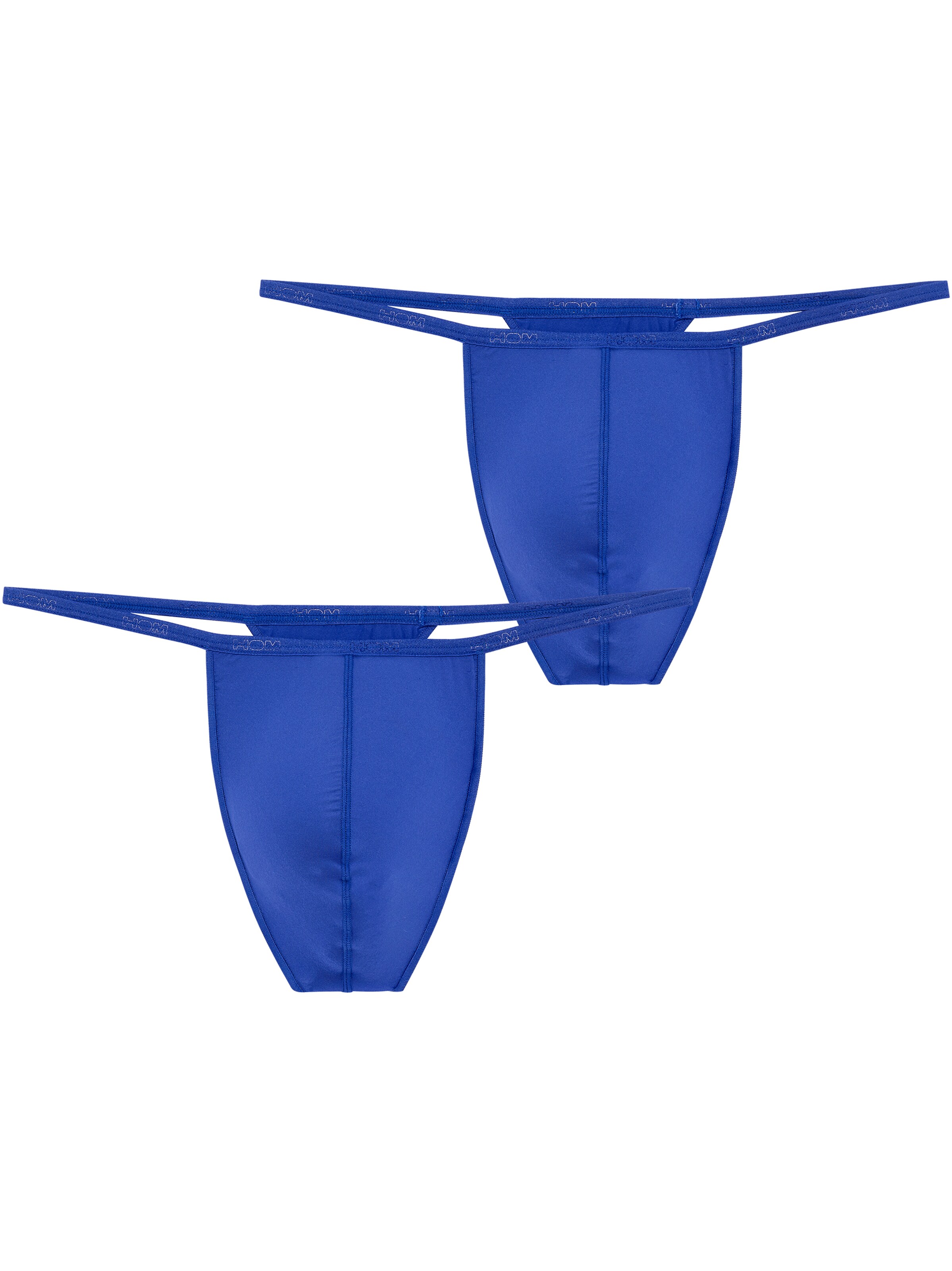 HOM G-String ' Plumes ' in Blau: Vorderseite