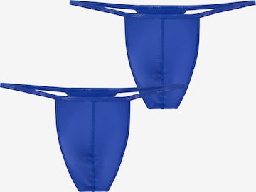 HOM G-String ' Plumes ' in Blau: Vorderseite
