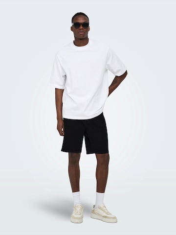 Largi Jeans 'ONSFADE' de la Only & Sons pe negru