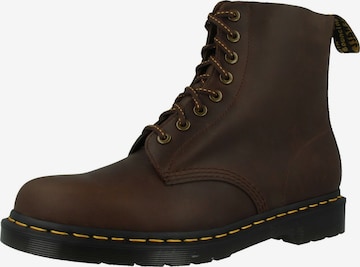 Dr. Martens Lace-Up Ankle Boots 'Pascal' in Brown: front