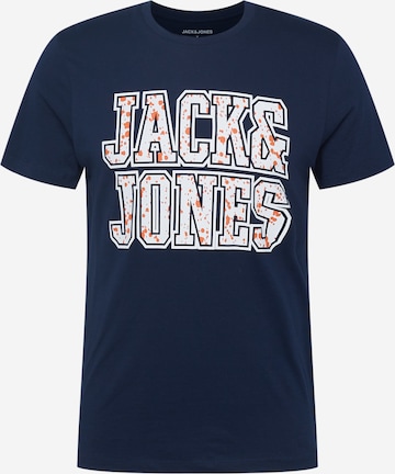 Maglietta di JACK & JONES in blu: frontale