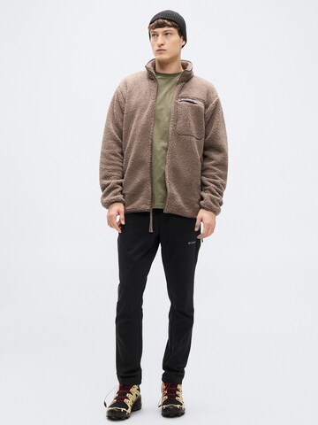 COLUMBIA Toiminnallinen fleecetakki 'Rugged Ridge™' värissä ruskea