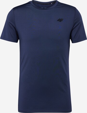 4F - Camiseta funcional en azul: frente