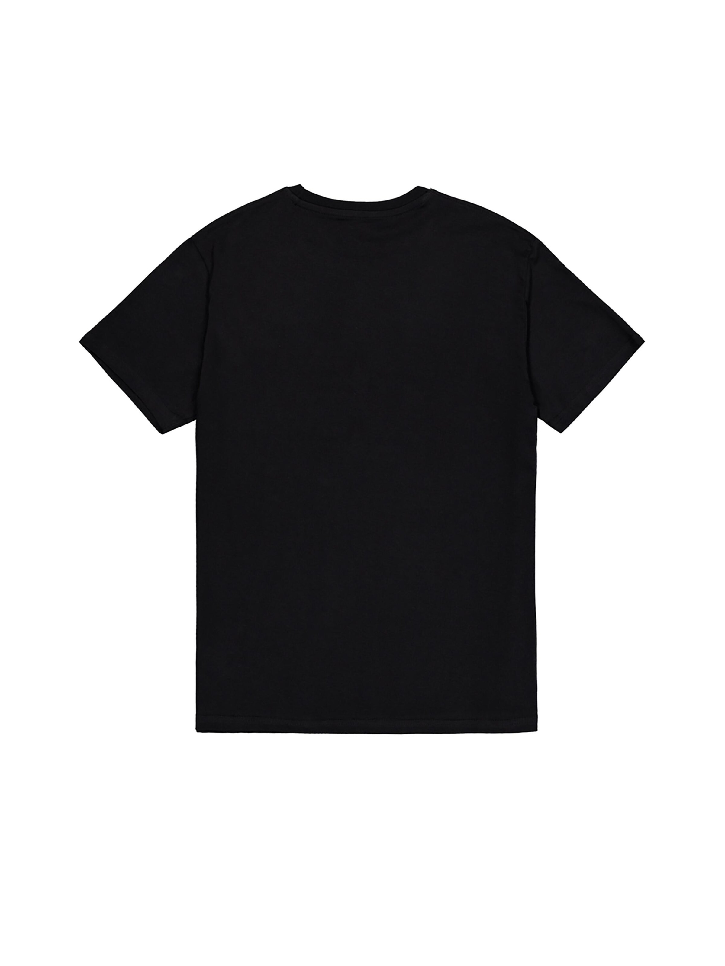ALPHA INDUSTRIES Shirt 'Basic Small Logo' in Black