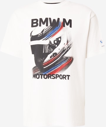balta PUMA Marškinėliai 'BMW MMS': priekis