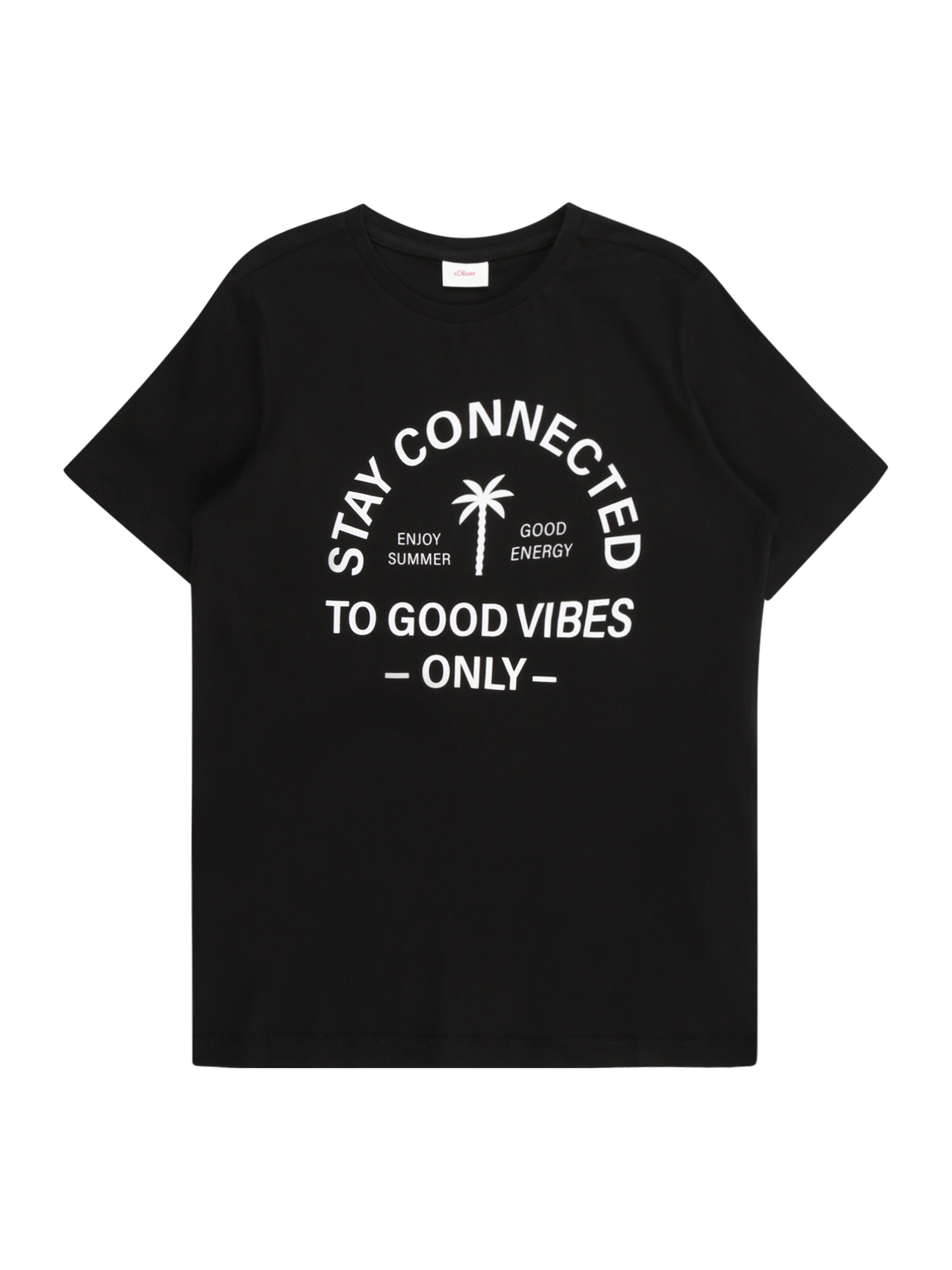 s.Oliver Póló - fekete: elől