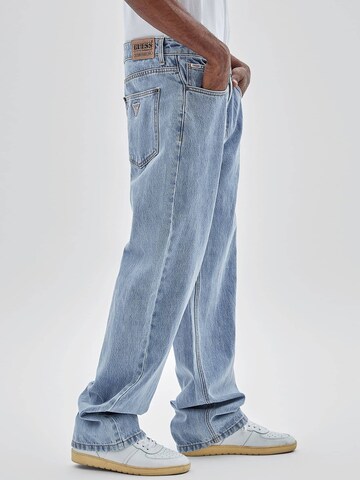 Wide leg Jeans di GUESS in blu