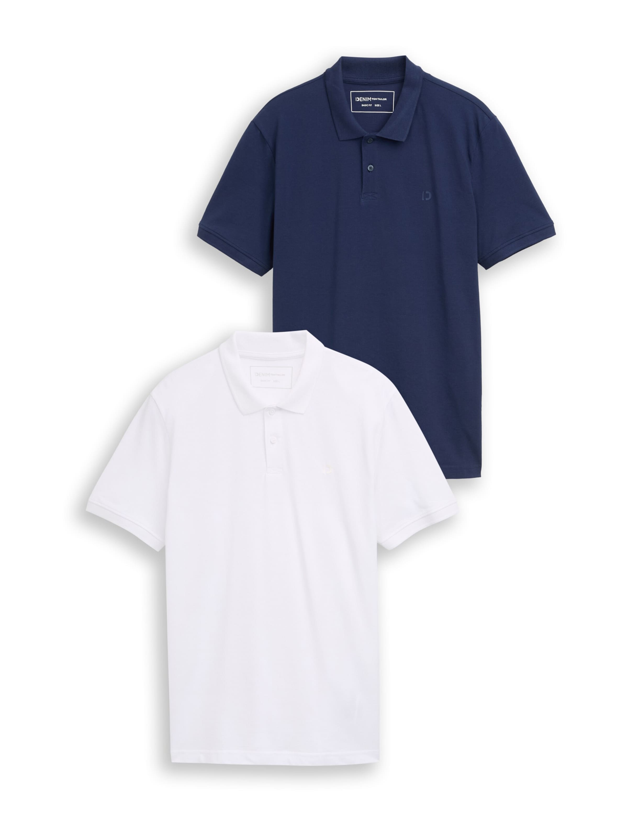 TOM TAILOR DENIM Shirt in Blue: front