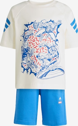 ADIDAS SPORTSWEAR Tracksuit 'Marvel Avengers' in White: front