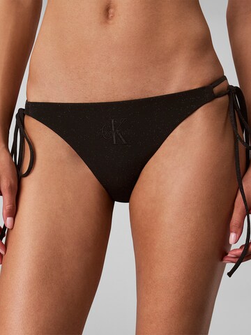 Regular Bas de bikini Calvin Klein Underwear en noir : devant