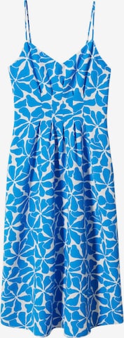 MANGO Letné šaty 'Salinas' - Modrá: predná strana