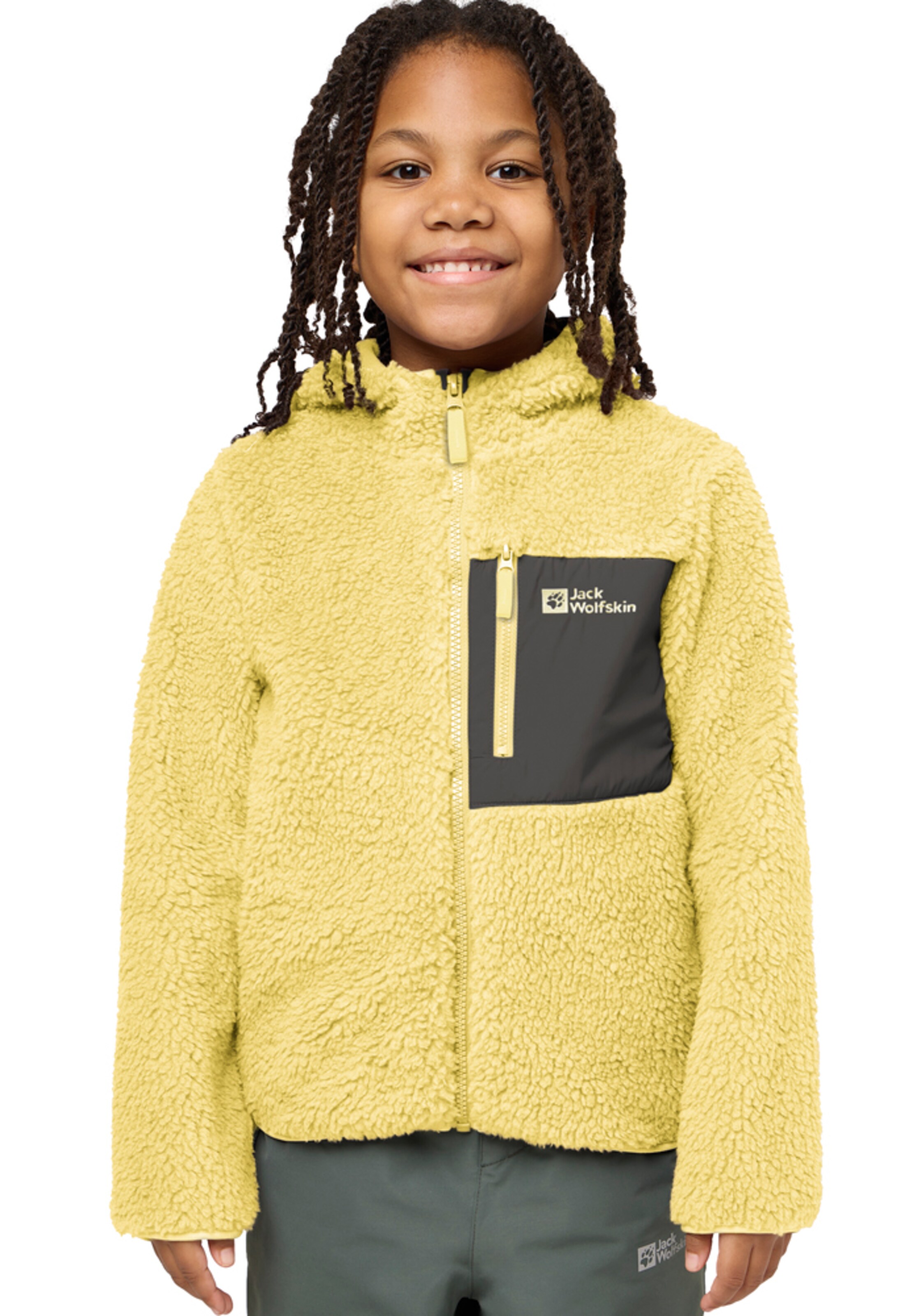 JACK WOLFSKIN Funktionsfleecejacke in Gelb