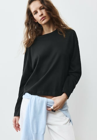 Pull&Bear Majica | črna barva: sprednja stran