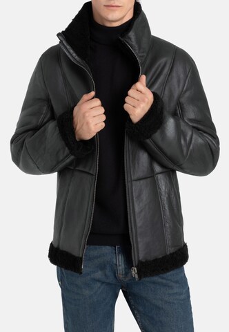 Valcuer 1887 Lederjacke 'Peter VC' in Schwarz