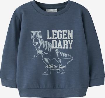 Sweat NAME IT en bleu : devant