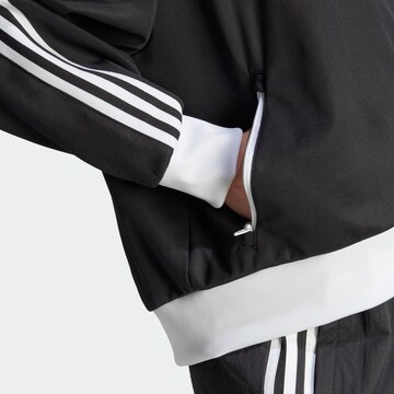 ADIDAS ORIGINALS Zip-Up Hoodie 'Adicolor Classics' in Black: front