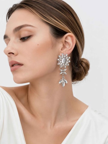 RteRme Earrings 'Haven Drop' in Silver: front