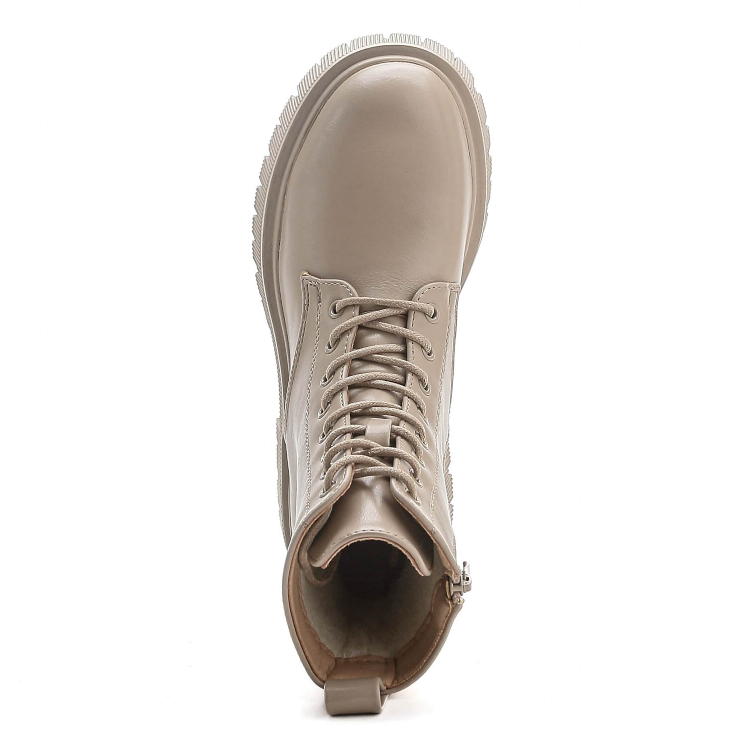 Elara Schnürstiefelette in Beige