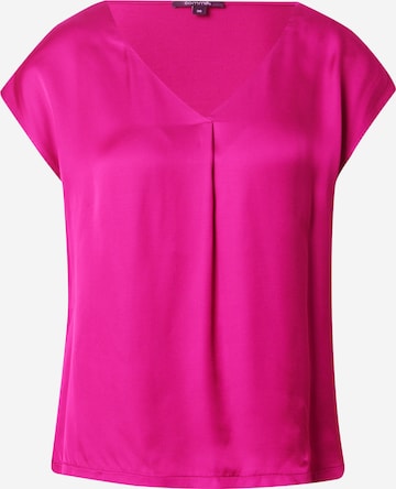 COMMA Blouse in Roze: voorkant