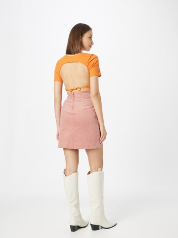 ICHI Spódnica w kolorze różowy