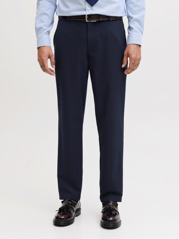 JACK & JONES - regular Pantalón chino 'JPSTOLLIE CONNOR' en azul: frente