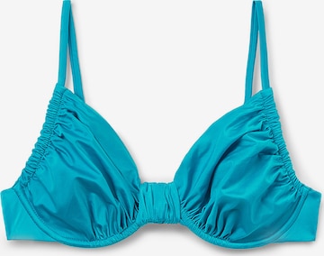 CALZEDONIA Bikinitop in Blau: Vorderseite