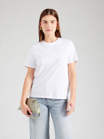 PIECES Shirt 'PCRIA' in Wit: voorkant