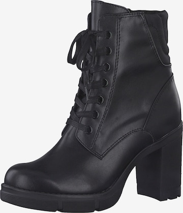 MARCO TOZZI Lace-up bootie in Black: front