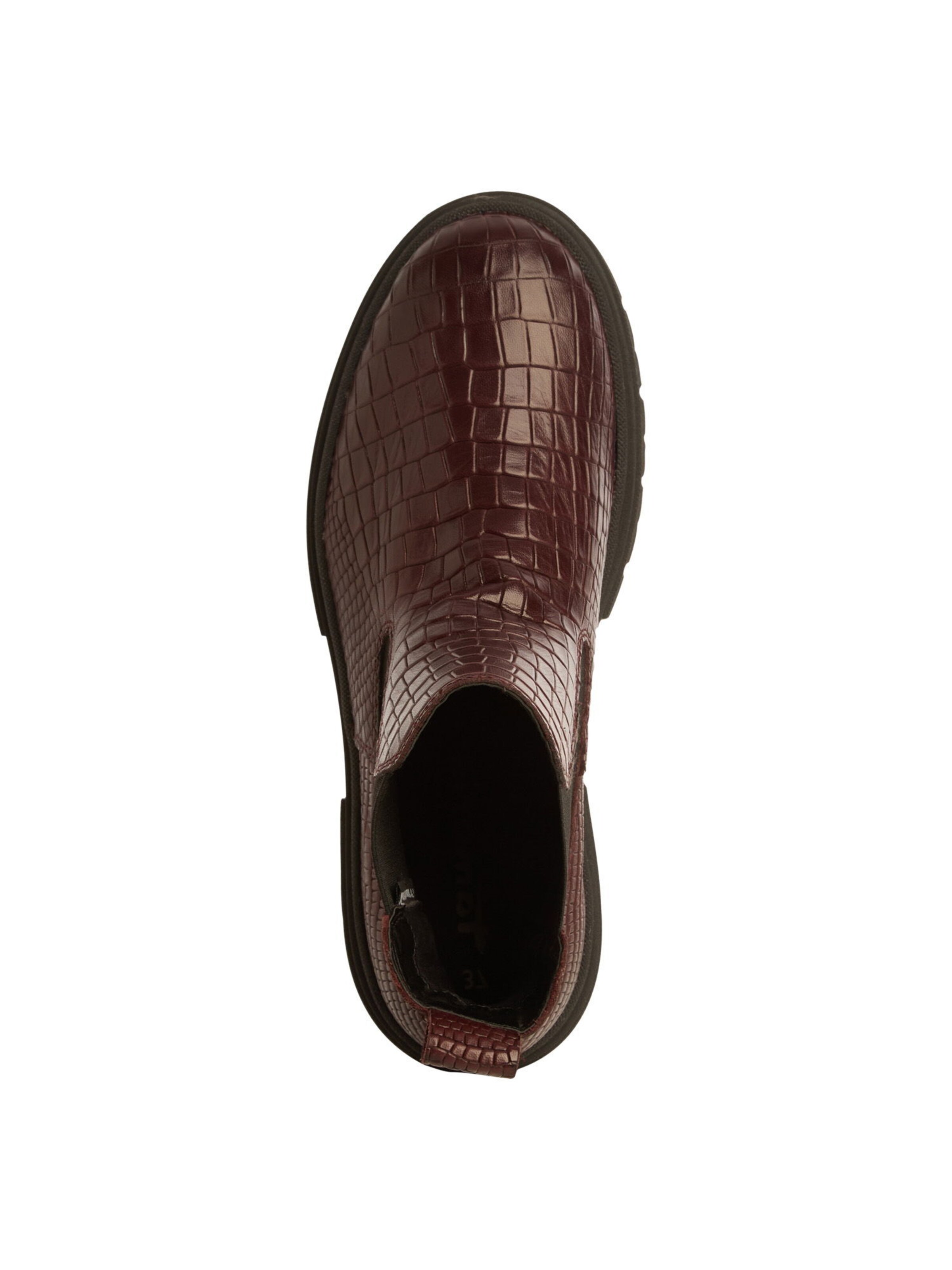 Chelsea Boots Tamaris en rouge