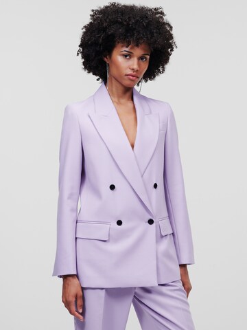 Karl Lagerfeld - Blazer em roxo: frente