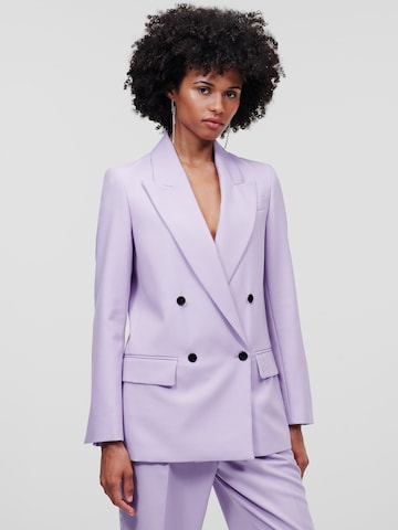 Blazer Karl Lagerfeld en violet : devant