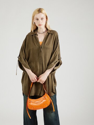 BOSS Blouse 'C_Dacta' in Green: front