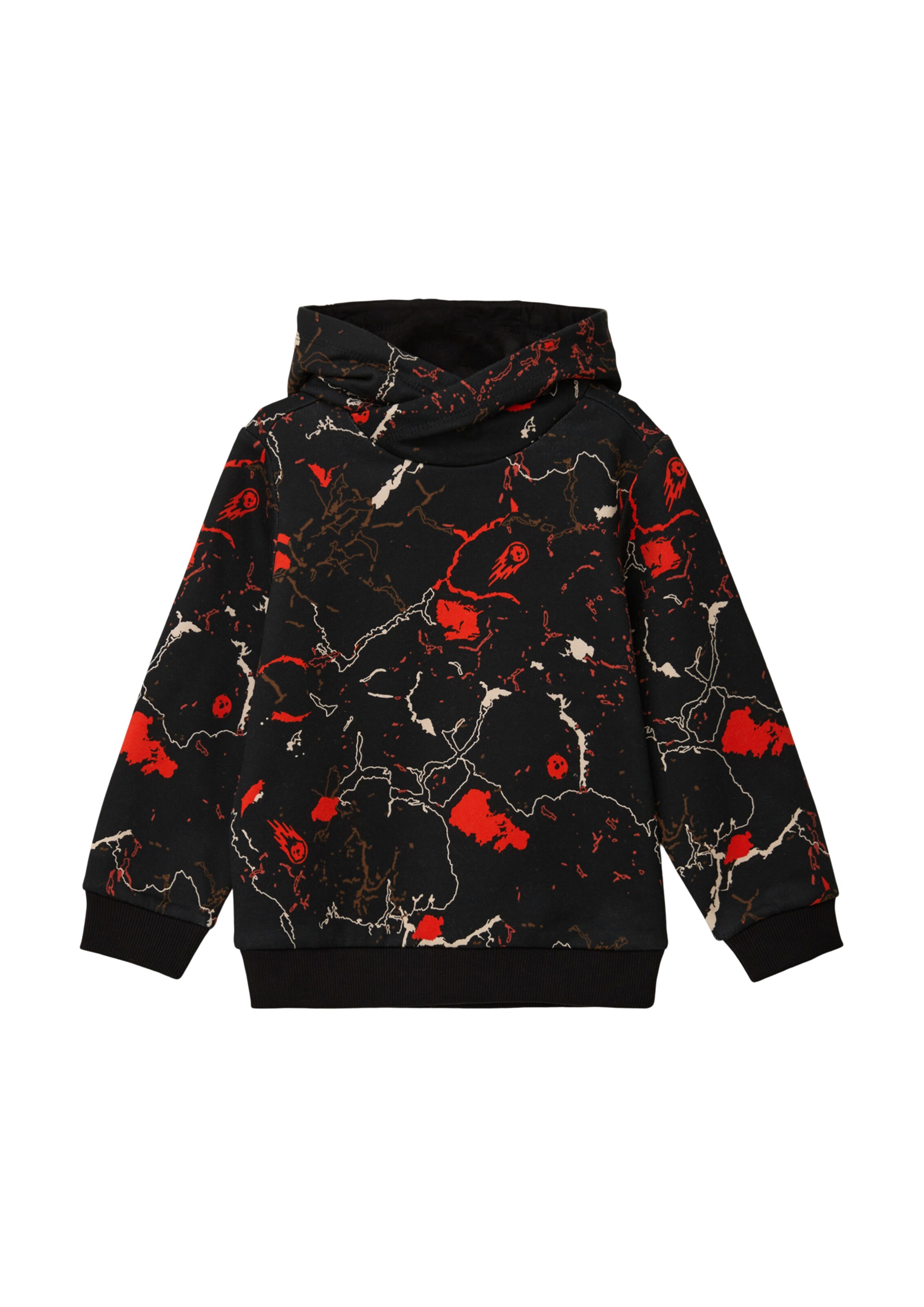 s.Oliver Sweatshirt in Schwarz: Vorderseite