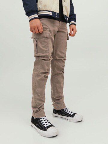 Jack & Jones Junior Regular Broek in Bruin: voorkant