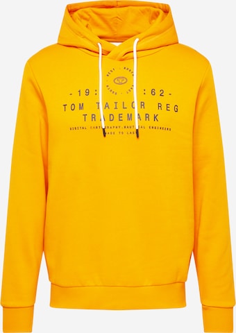 TOM TAILOR Sweatshirt in Yellow: front