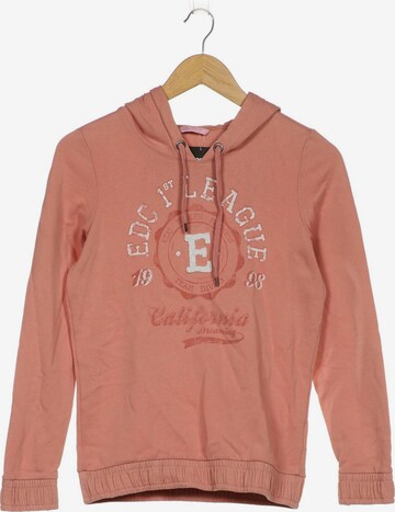 ESPRIT Sweatshirt & Zip-Up Hoodie in XS in Pink: front