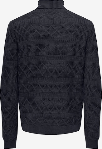 Only & Sons Pullover 'WADE' in Blau