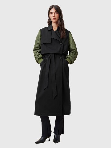 AllSaints - Sobretudo meia-estação 'PENNI' em preto: frente